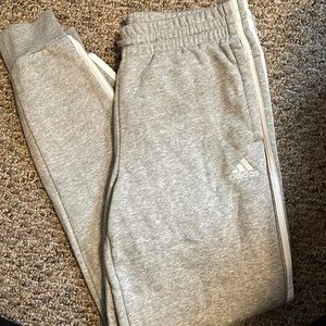 Brand new, never worn Grey Adidas jogger sweatpants, size medium